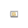 Nomination New Virgo 18ct Gold and Stainless Steel Composable Charm