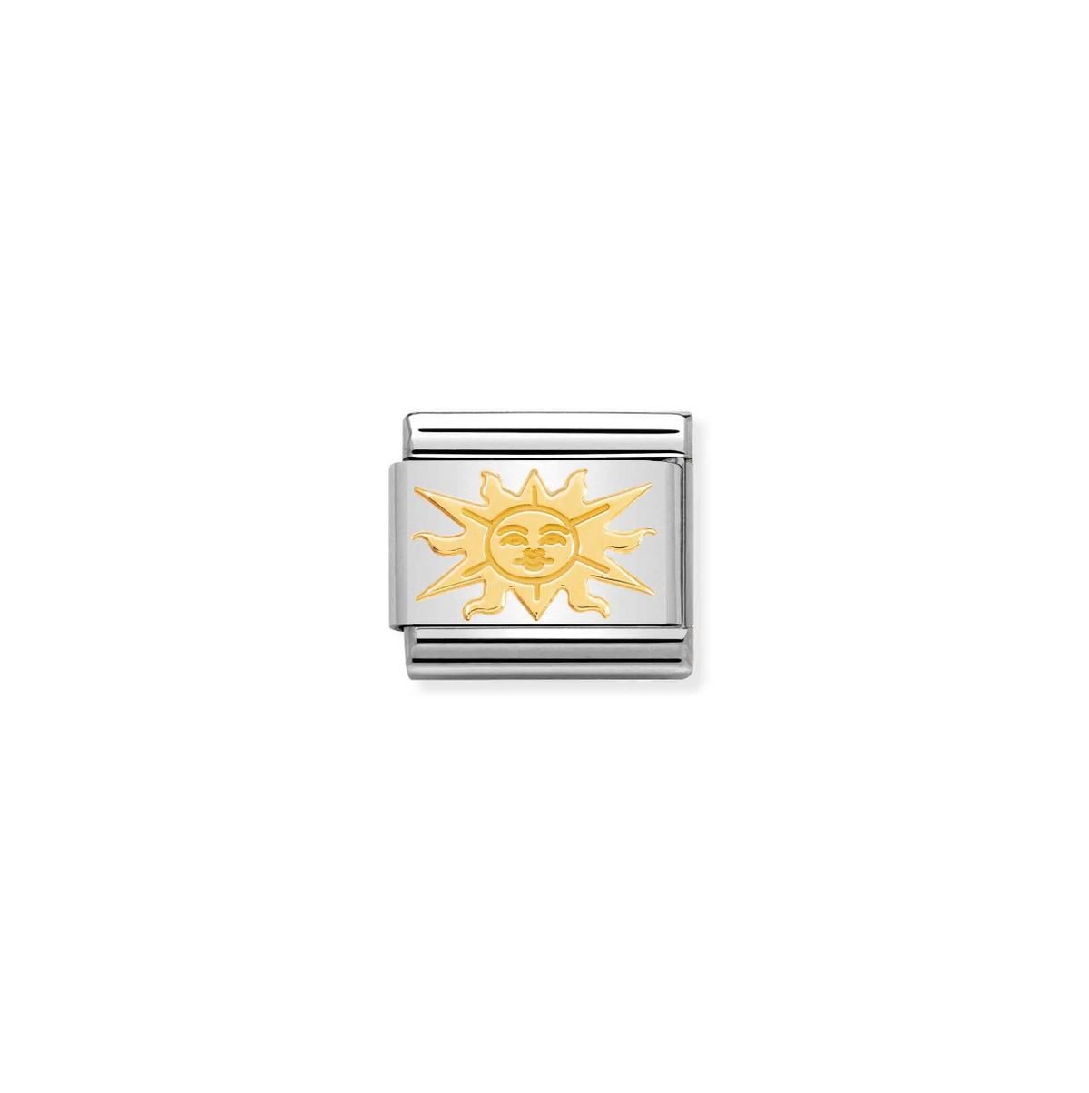 Nomination Sun 18ct Gold and Stainless Steel Composable Charm