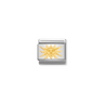 Nomination Sun 18ct Gold and Stainless Steel Composable Charm